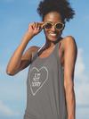 I'm Not Sorry Heart Racerback Tank Top for Women