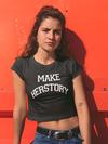 Make Herstory Cropped T-Shirt