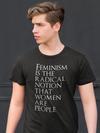 Feminism - Women Are People Mens T-shirt