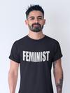 (White Print) - Feminist Mens T-shirt