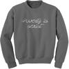 Poverty Is Sexist Adult Crewneck Sweatshirt