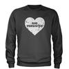 Heart Nevertheless, She Persisted  Adult Crewneck Sweatshirt