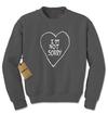 I'm Not Sorry Heart Adult Crewneck Sweatshirt