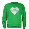 Heart Nevertheless, She Persisted  Adult Crewneck Sweatshirt