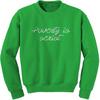 Poverty Is Sexist Adult Crewneck Sweatshirt