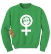 Venus Fist Feminism Adult Crewneck Sweatshirt