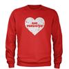 Heart Nevertheless, She Persisted  Adult Crewneck Sweatshirt