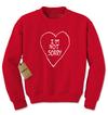 I'm Not Sorry Heart Adult Crewneck Sweatshirt