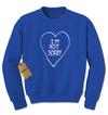 I'm Not Sorry Heart Adult Crewneck Sweatshirt