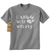 I Run With Wolves Mens T-shirt