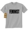 (Black Print) Feminist Mens T-shirt