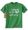 I Run With Wolves Mens T-shirt