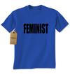 (Black Print) Feminist Mens T-shirt