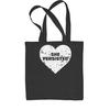 Heart Nevertheless, She Persisted  Shopping Tote Bag