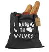 I Run With Wolves Shopping Tote Bag