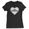 Heart Nevertheless, She Persisted  Womens T-shirt