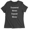 Empowered Women Empower WOmen Womens T-shirt