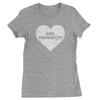 Heart Nevertheless, She Persisted  Womens T-shirt