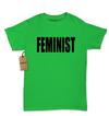 (Black Print) Feminist Womens T-shirt