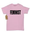 (Black Print) Feminist Womens T-shirt