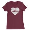 Heart Nevertheless, She Persisted  Womens T-shirt