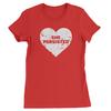 Heart Nevertheless, She Persisted  Womens T-shirt