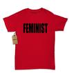 (Black Print) Feminist Womens T-shirt